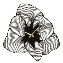 Wallity Azalea Metal Wall Clock APS039 70 - Negro